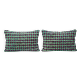 Set of 2 vintage kilim cushion covers 41x61 cm