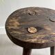 Tabouret tripode bois