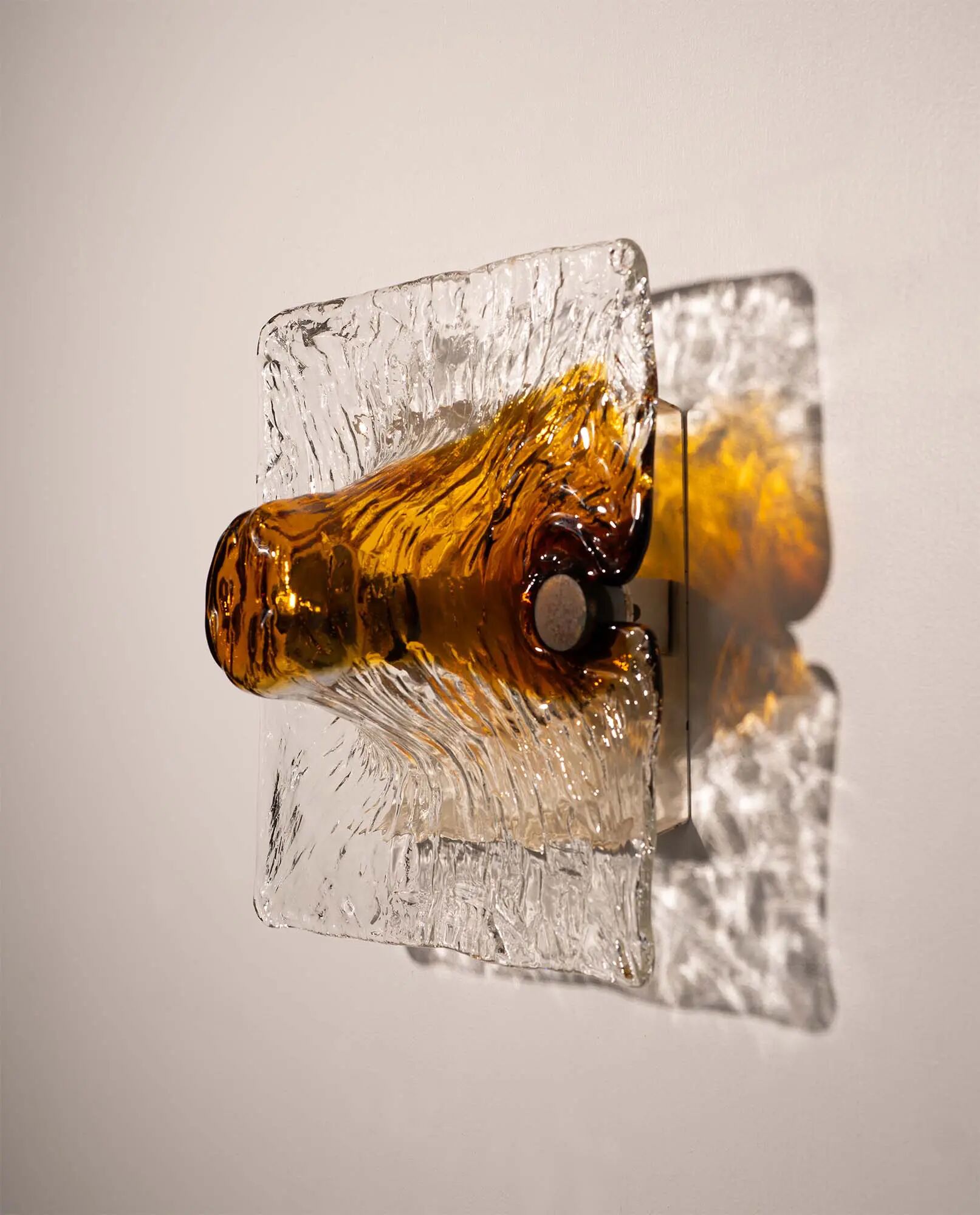 Toni Zuccheri, wall lamp for Venini, Italy 1960's