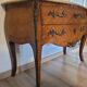 Curved chest of drawers in Louis XV style marquetry