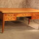 Louis XVI flat desk in solid cherry wood