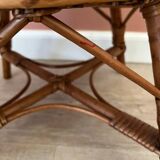 Small wicker armchair for children