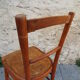 Decorated seated bistro chair