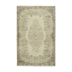 Tapis beige oriental ancien fait à la main 177 cm x 276 cm