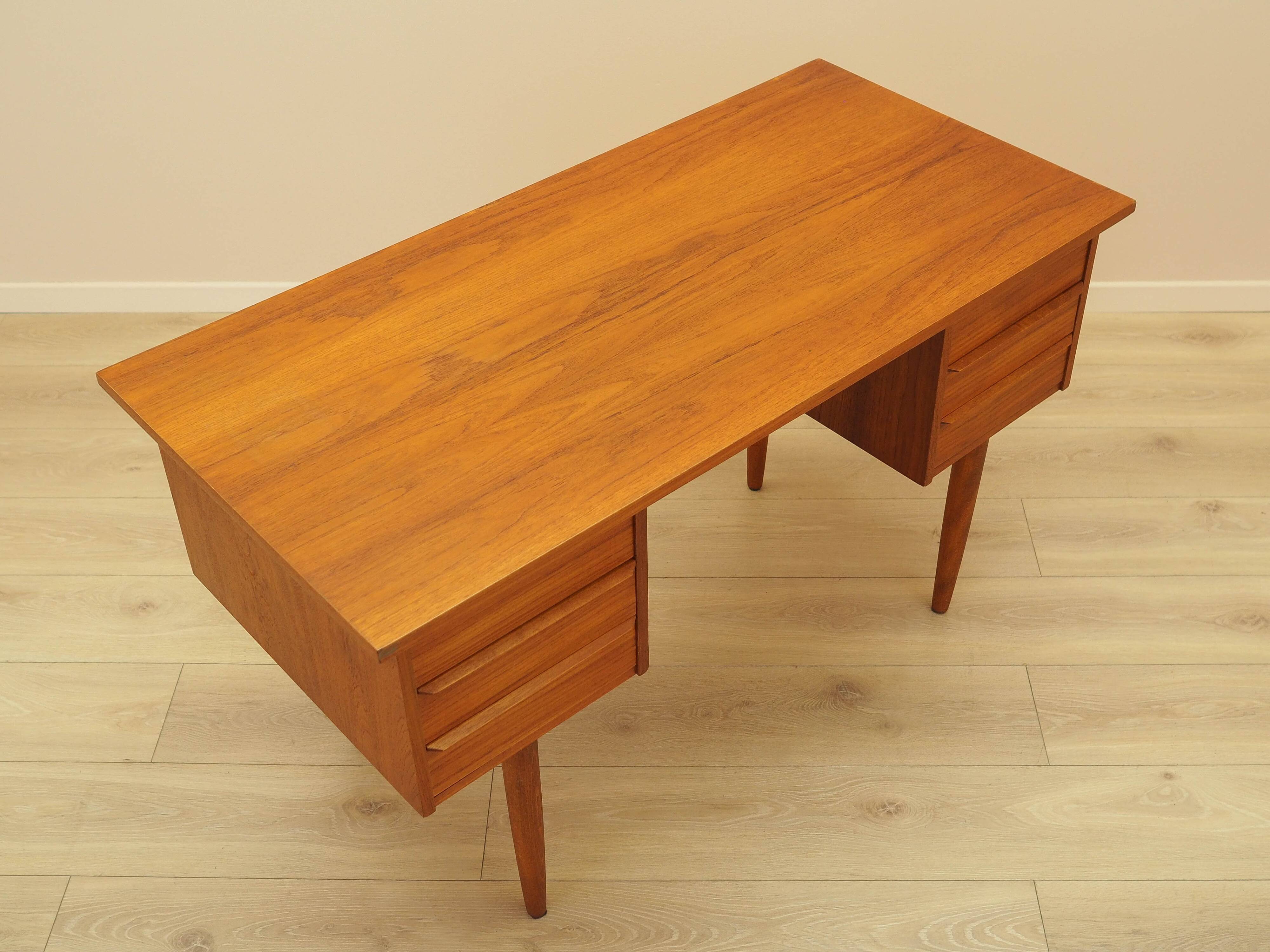 Teak desk, Danish design, 1970s, made in Denmark