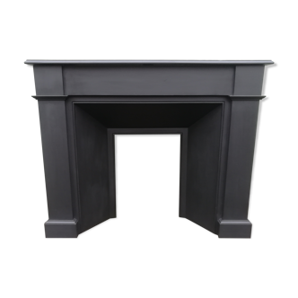 Black patina fireplace coat