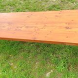 Farm table and bench