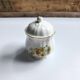 Ceramic sugar bowl Gien daisies antique