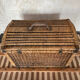 Wicker trunk woven nineteenth century