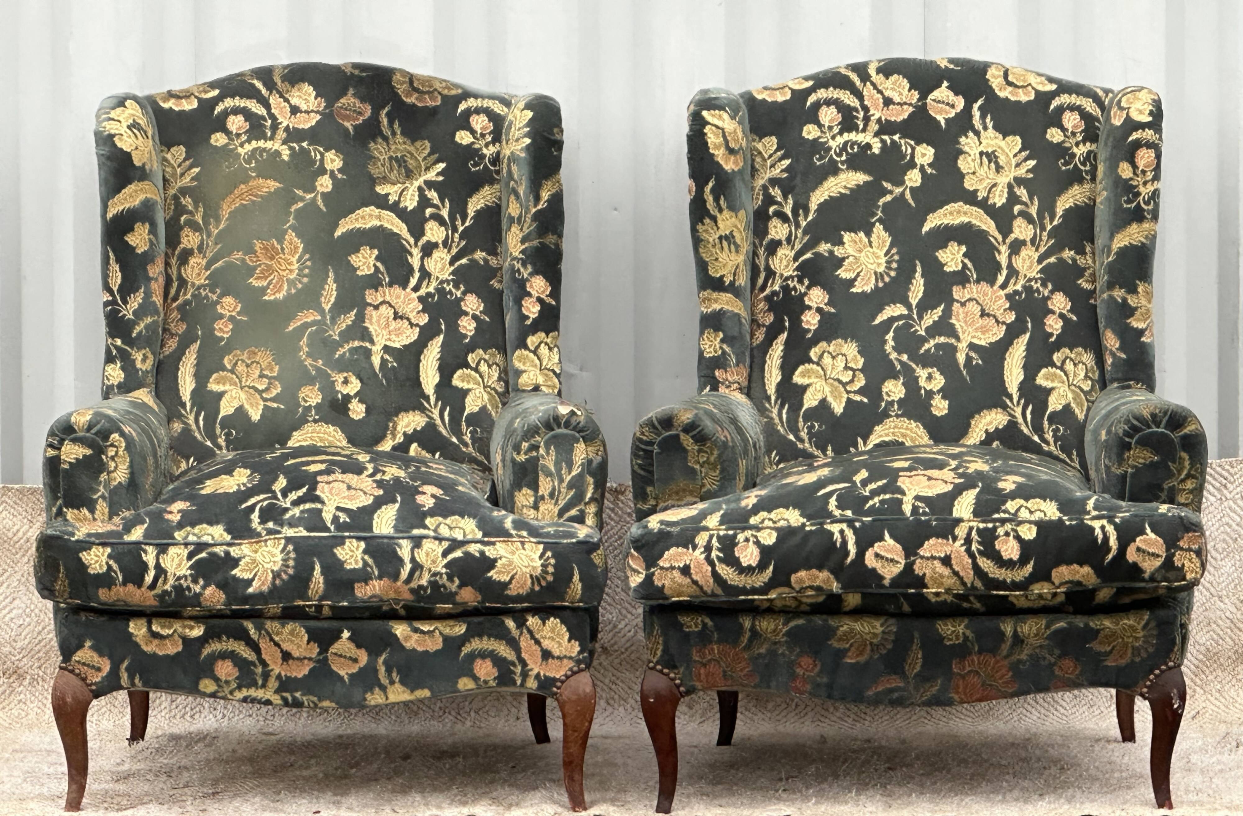 Pair of armchairs