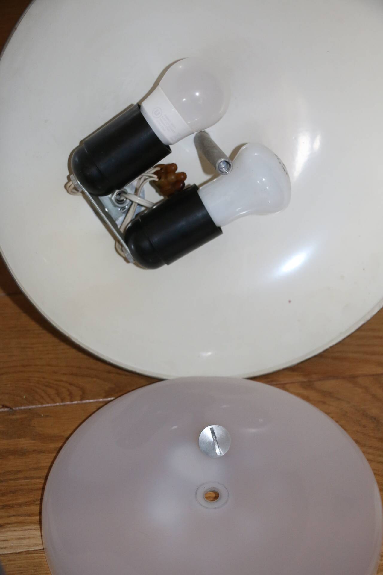 Metallic grey desk lamp FASE