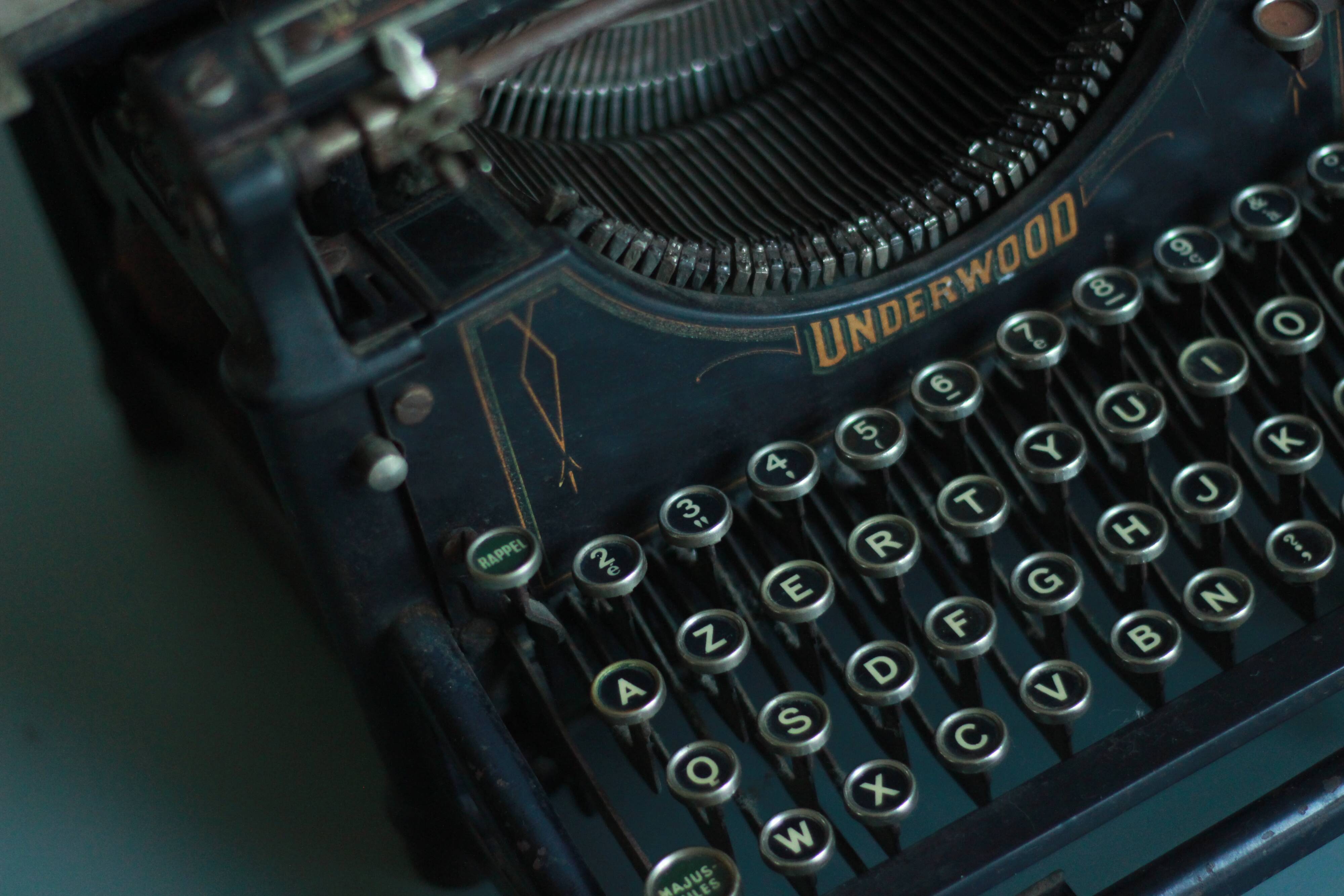 Underwood typewriter 1918