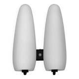 Vintage 1950s Philips Louis Kalff Opaline Glass Wall Lamp Sconce