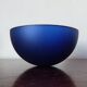Saladier verre bleu cobalt