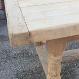 Farm table, 1 drawer, 3 metres long