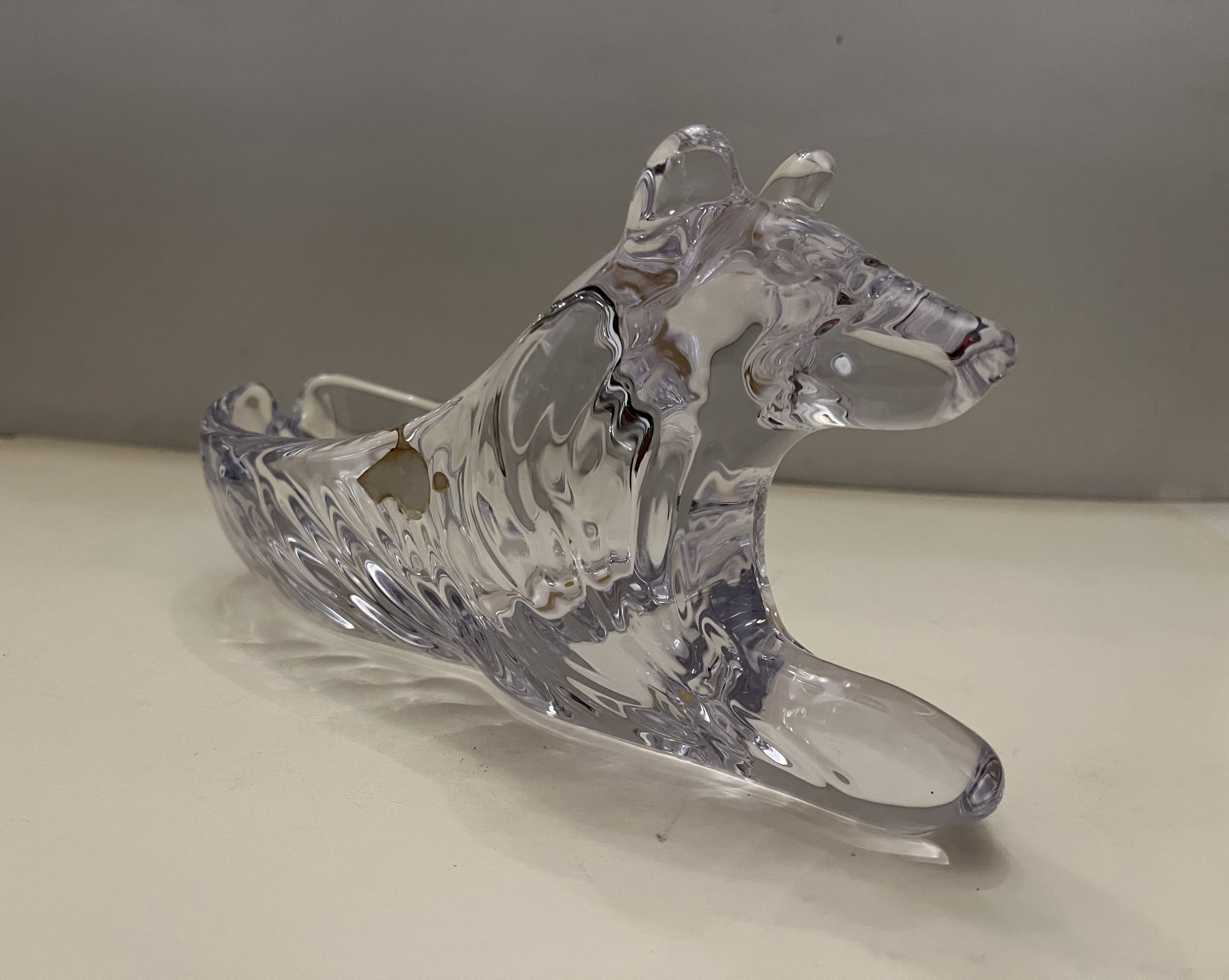 Crystal ashtray