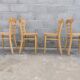 Set de quatre chaises bistrot Baumann