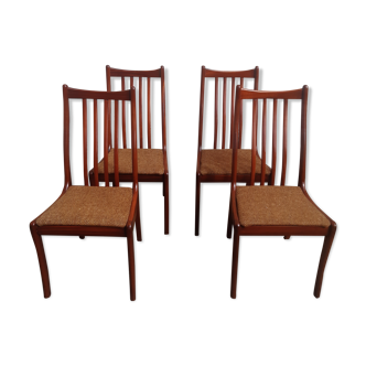 Four White And Newton dining chairs
