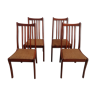 Four White And Newton dining chairs