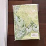 Nappe Trianon verte en satin de coton