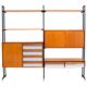 Free standing wall unit by 'Val Dera', Italy 1950's