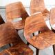 Set of 6 'Tonneau' dining chairs by Pierre Guariche