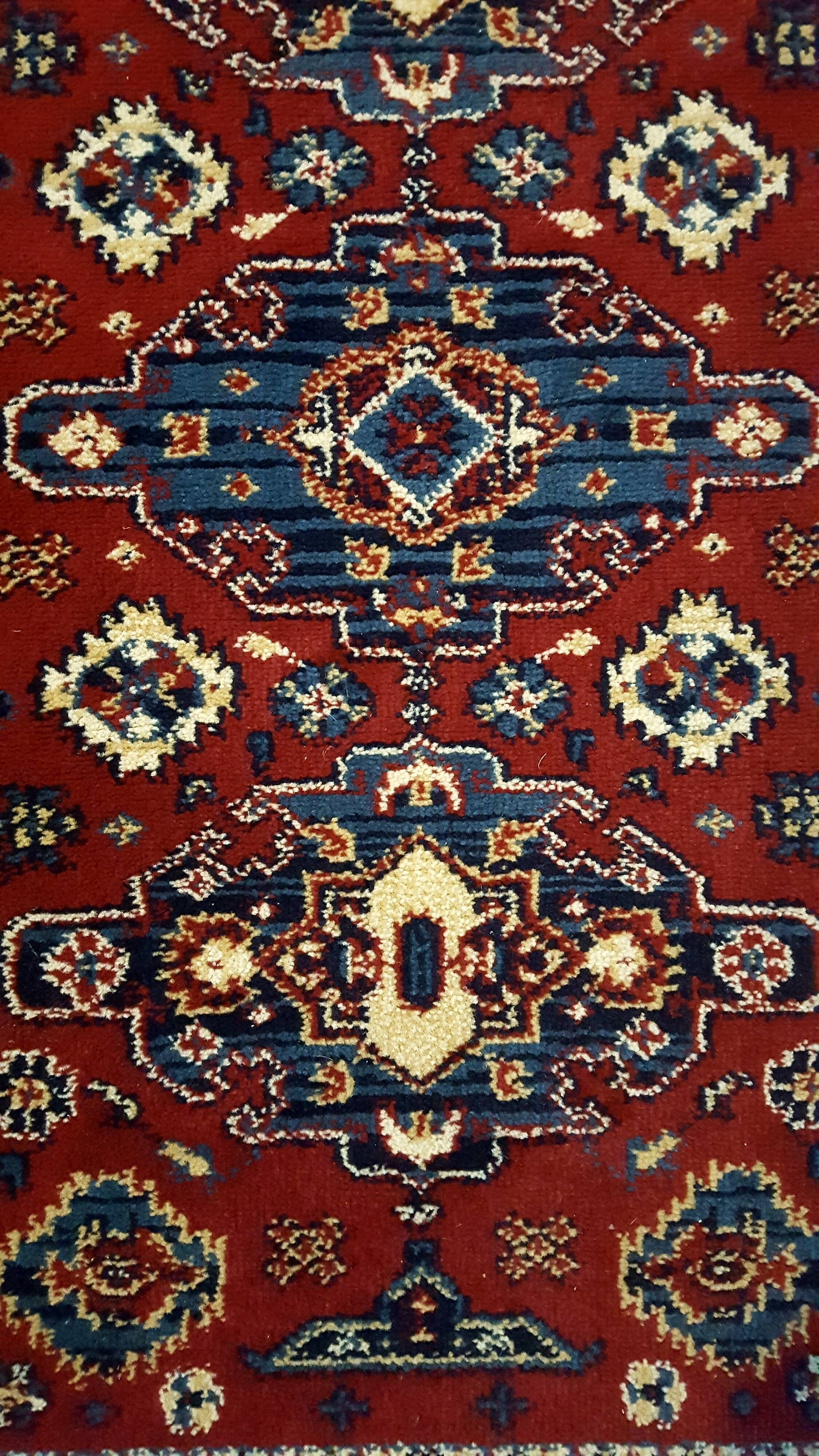 Pair of vintage Kaukas 113 x 60cm carpet