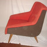 Pair of Charles Ramos armchairs from 1950