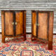 Pair of notches in marquetry style Louis XVI XIX century