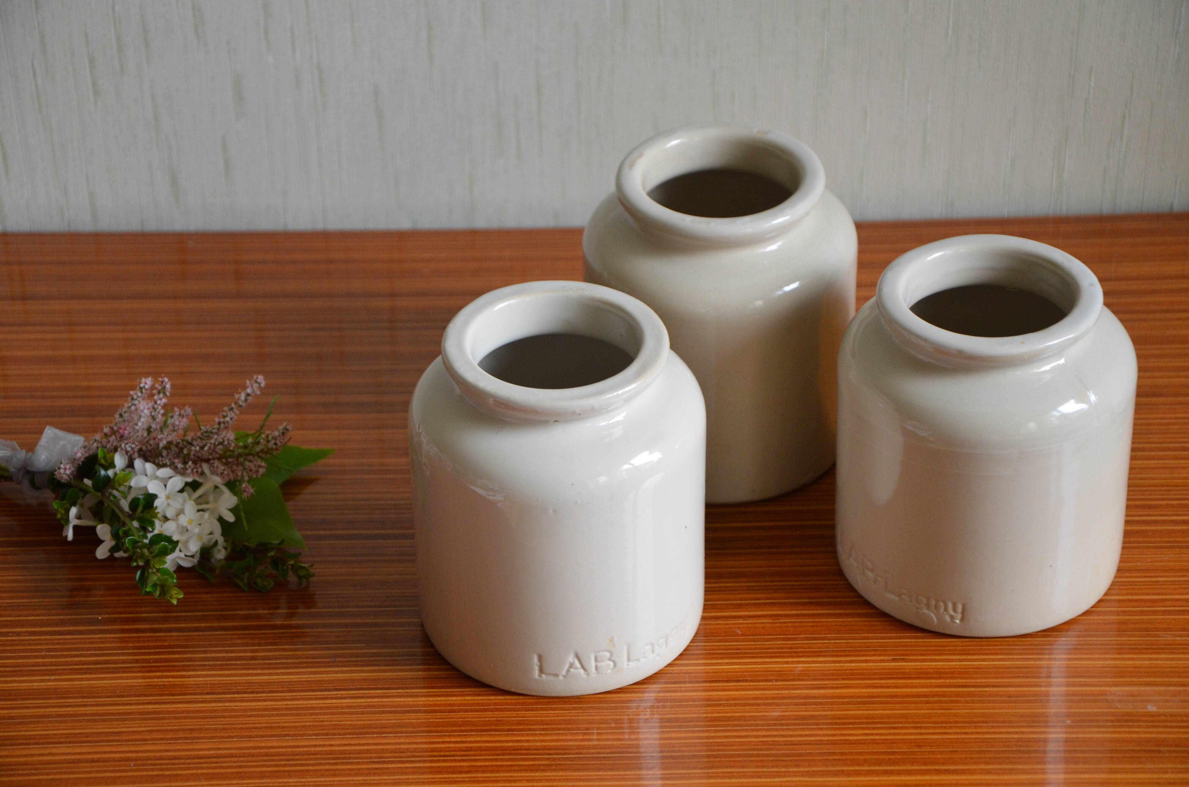 Former LAB Lagny mustard pot