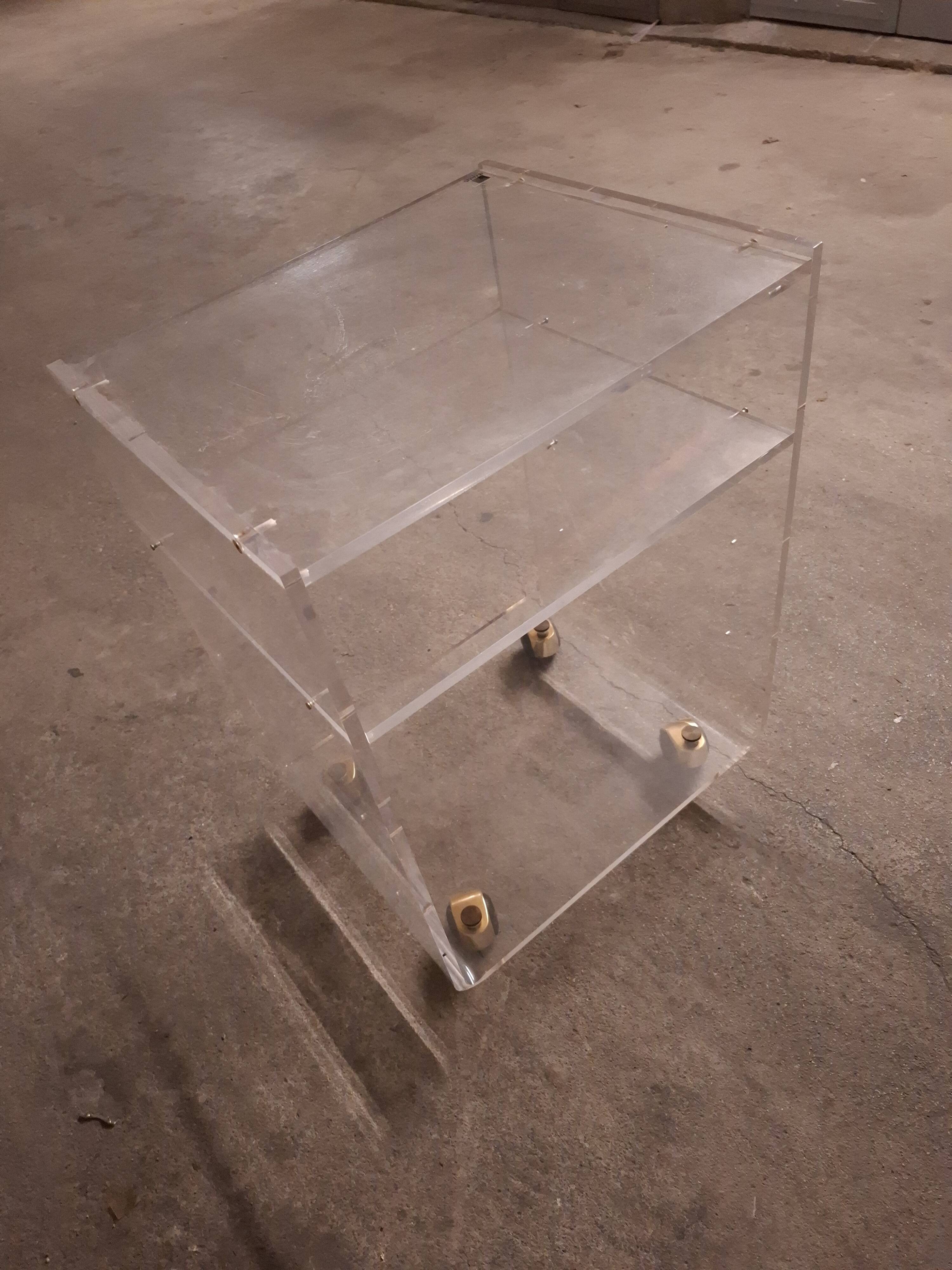 Vintage plexiglass furniture design Marais international