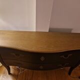 Commode style classique, plateau chêne (vintage)