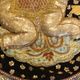 Tapisserie birmane Kalaga, les éléphants, perles et sequins