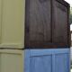 Armoire ancienne buffet jaune vintage parisien
