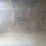 Large silver metal top