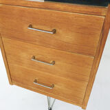 Teak hairpin desk by Tijsseling, The Netherlands 1960's
