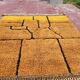 Authentic Beni Ouarain Rug 220x212 cm – Natural Ochre Wool