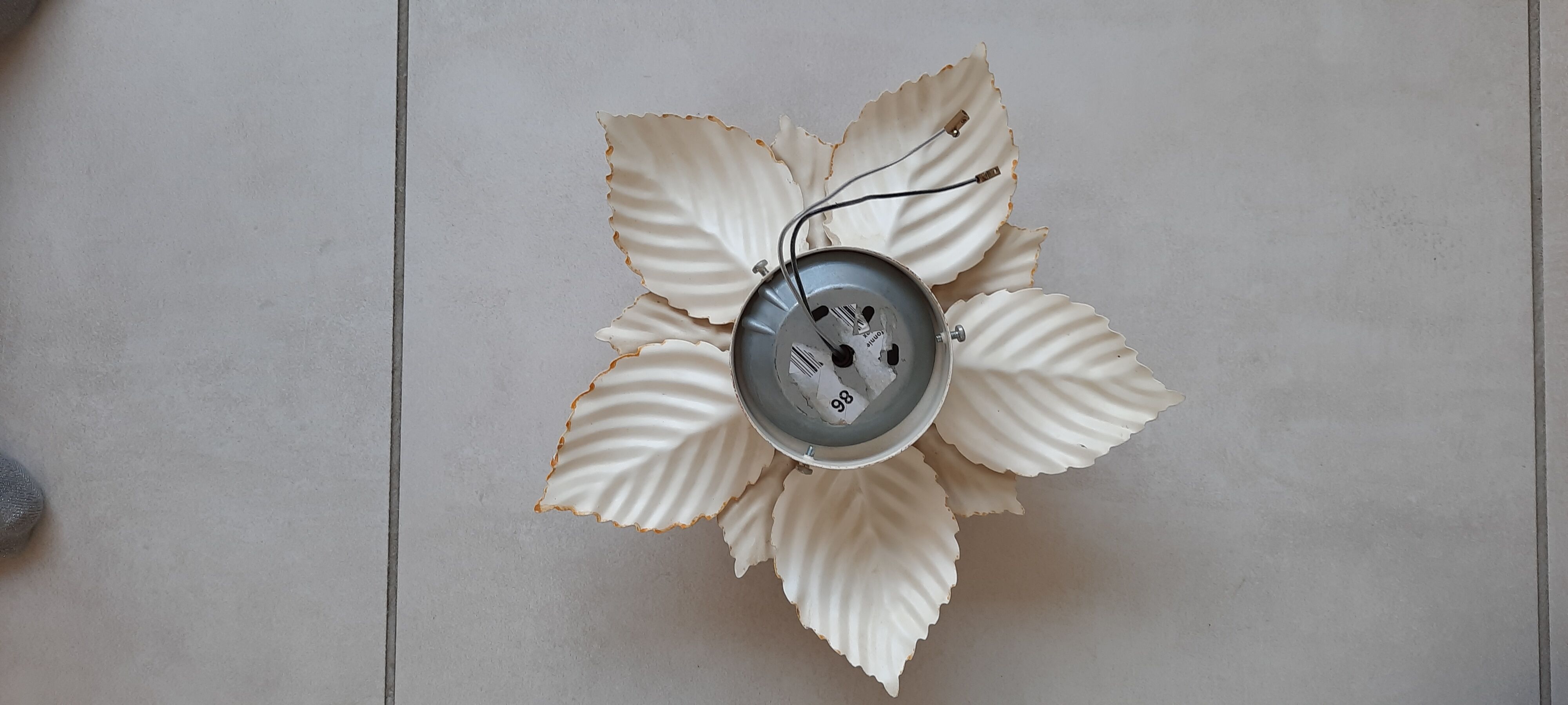 Metal ceiling lamp