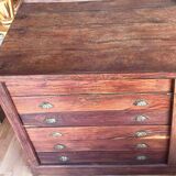 19th century East India Company map cabinet Width 122 cm