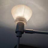 Articulated design lamp in brushed aluminum