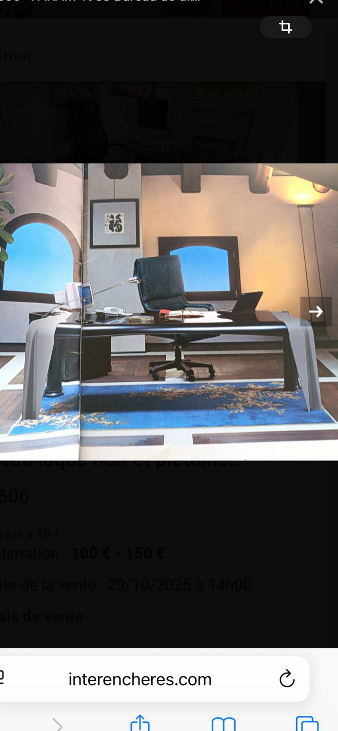 Italian vintage desk Faram