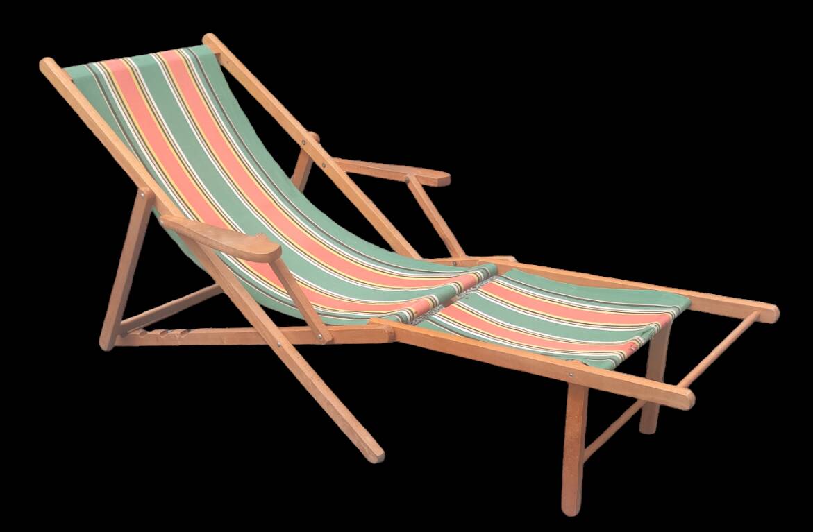 Chilean vintage deckchair