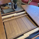Scandinavian dining room set table and 4 chairs 1960s in teak