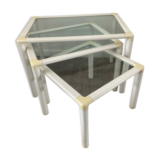 Trio of nesting tables from the 70s-80s