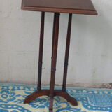 Table d'appoint  en bois vernis marron