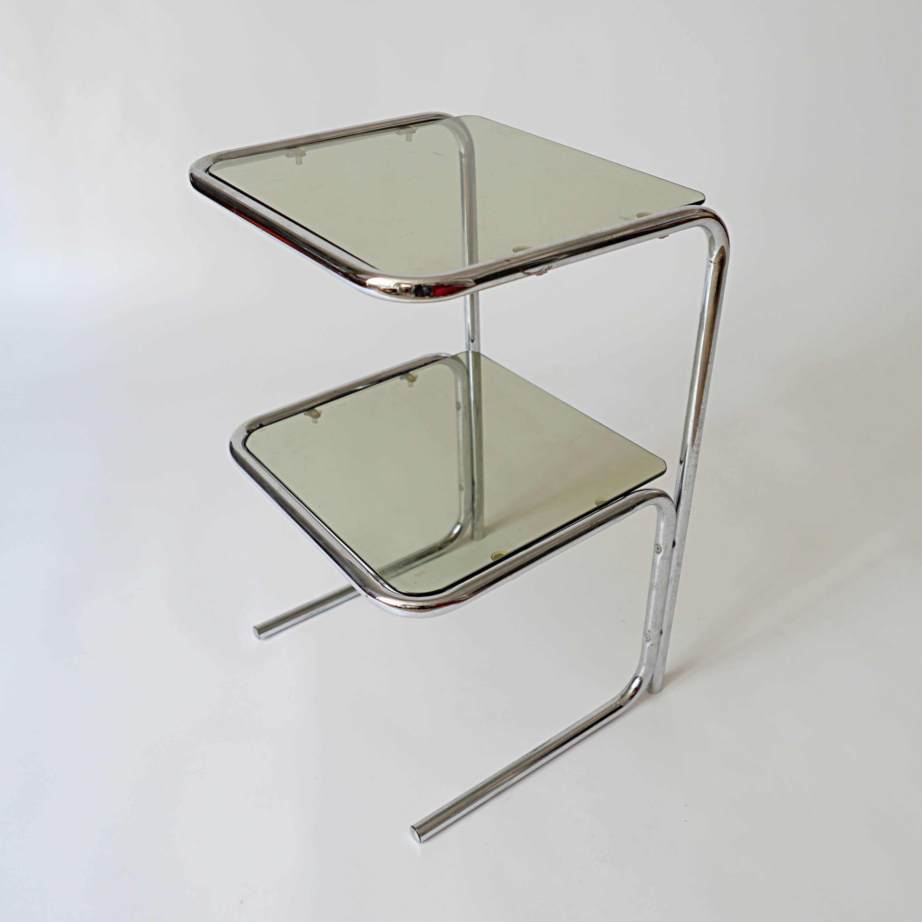 table d'appoint bout de canapé vintage 1970