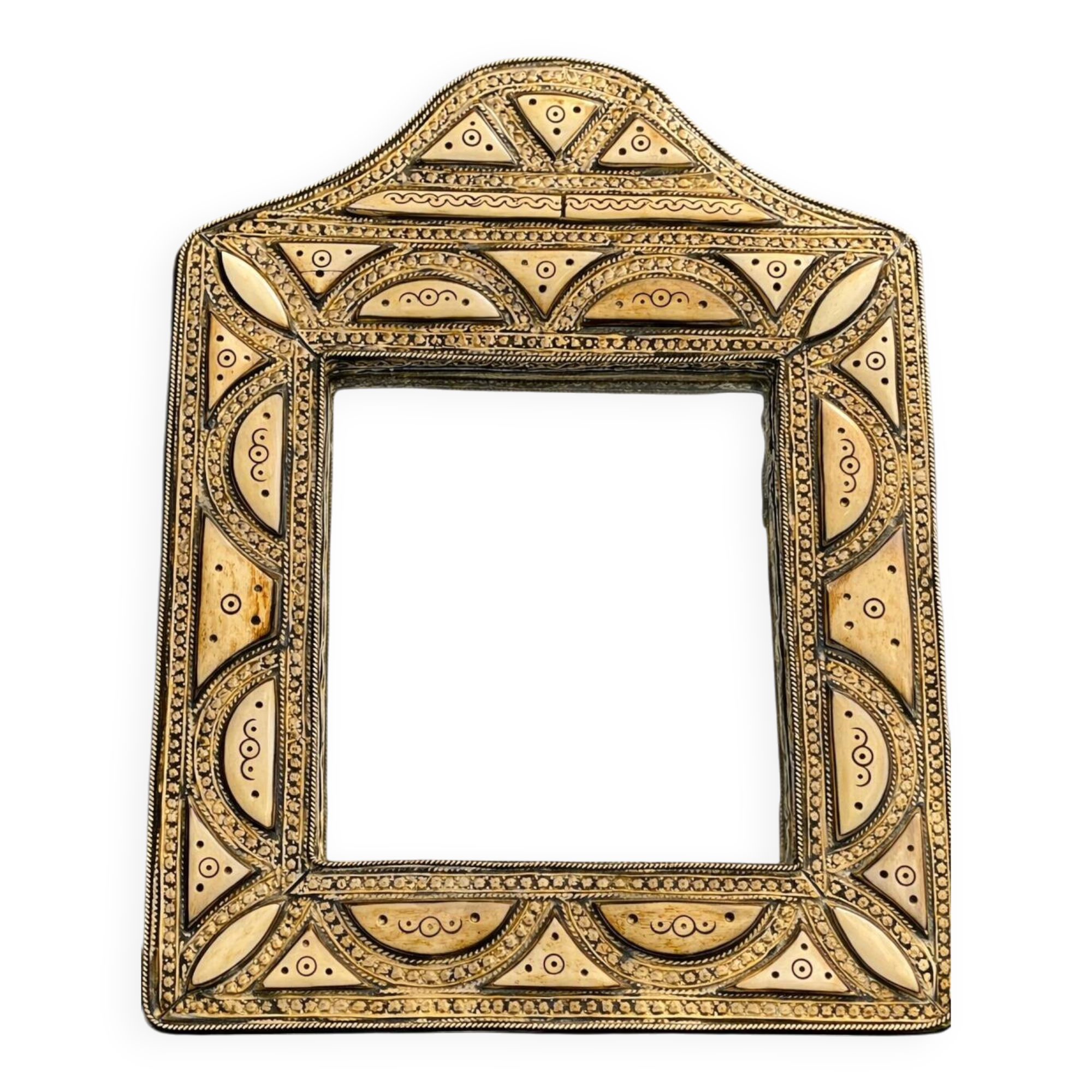 Small handcrafted Berber-style mirror
