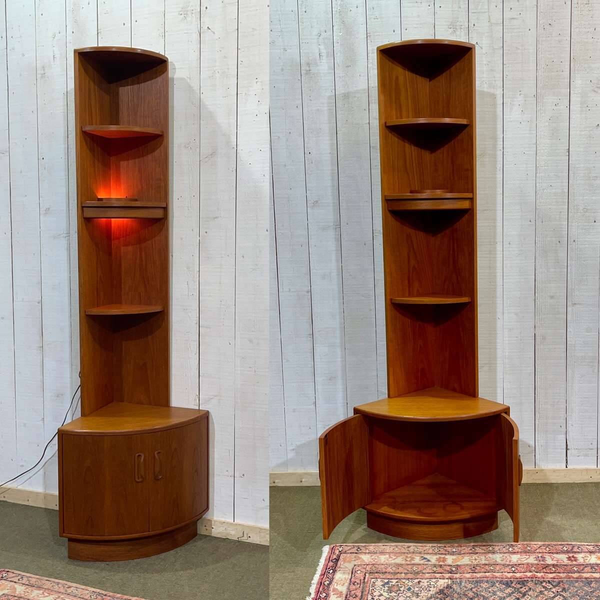 GPlan teak corner cabinet from the 1970s