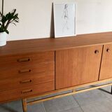 Vintage Scandinavian enfilade from the 60s in teak