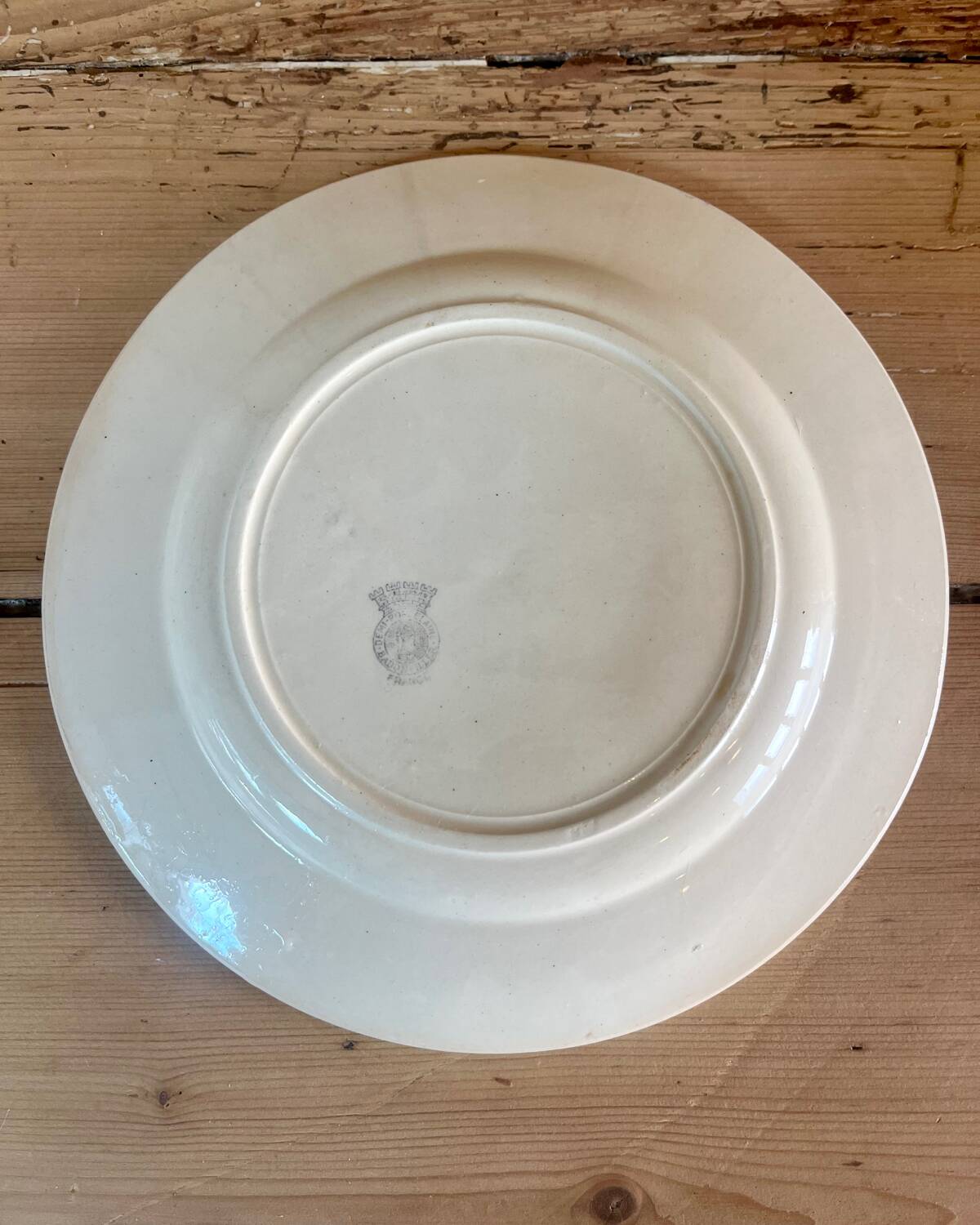 Badonviller ironstone dessert plates